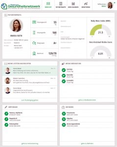 Abb. 3: Portal zum Gesundheitsnetzwerk; Quelle: http://www.aok-gesundheitsnetzwerk.de/